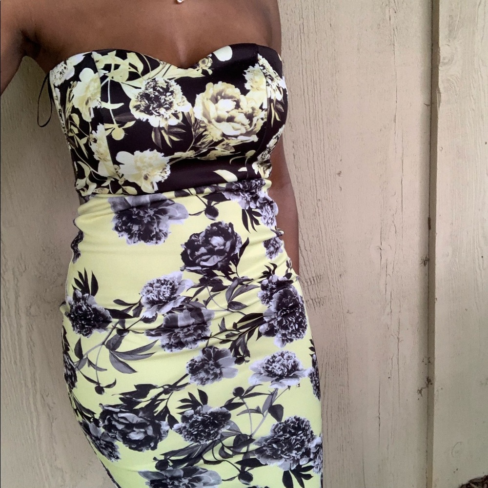 Strapless Garden Party Dress